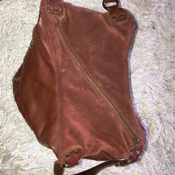 Lucky Brand brown Leather/Suede Tote - Picture 2 of 5